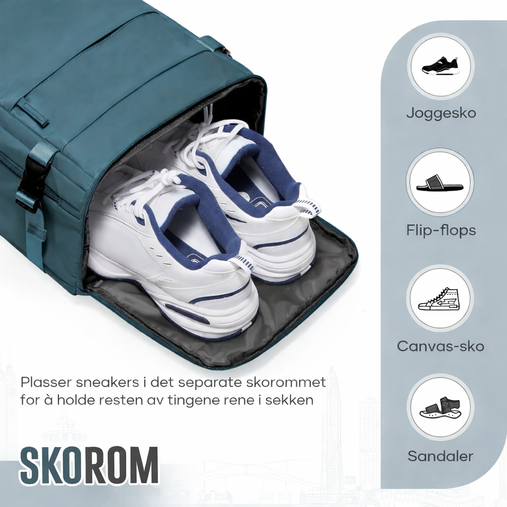 NordPack™ | Kabinvennlig reisesekk