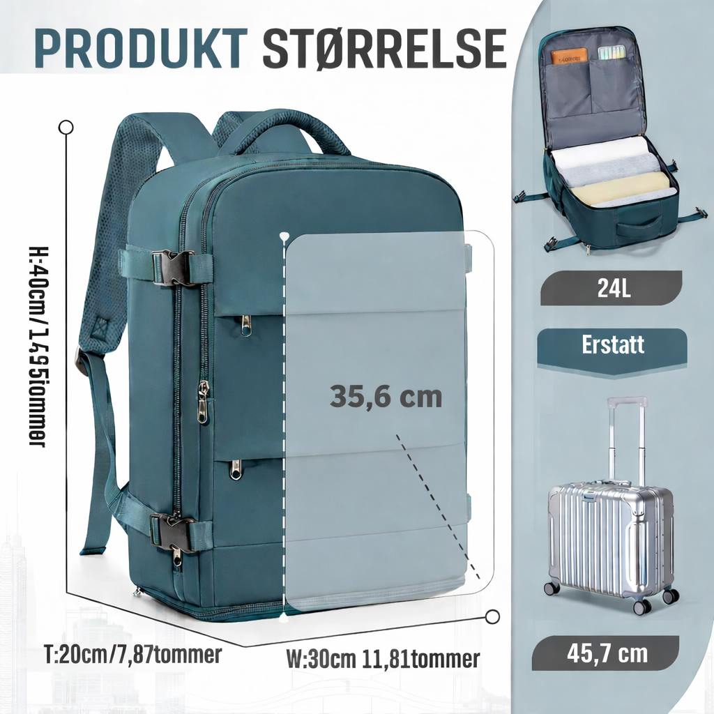 NordPack™ | Kabinvennlig reisesekk