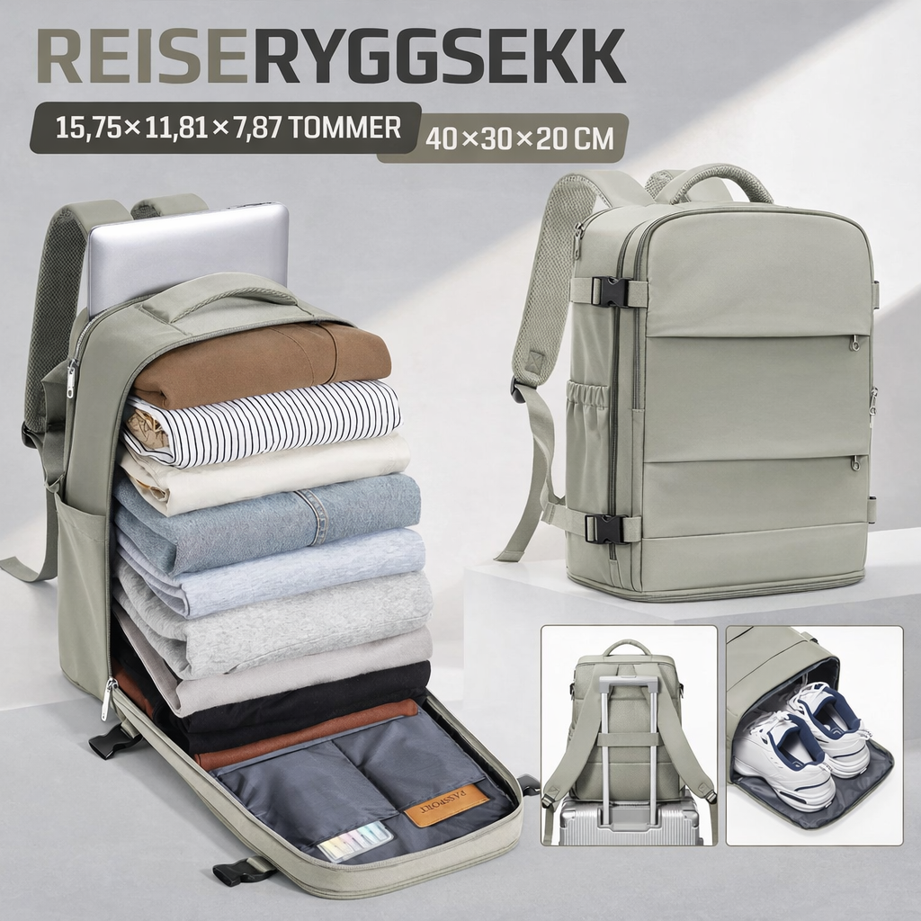 NordPack™ | Kabinvennlig reisesekk