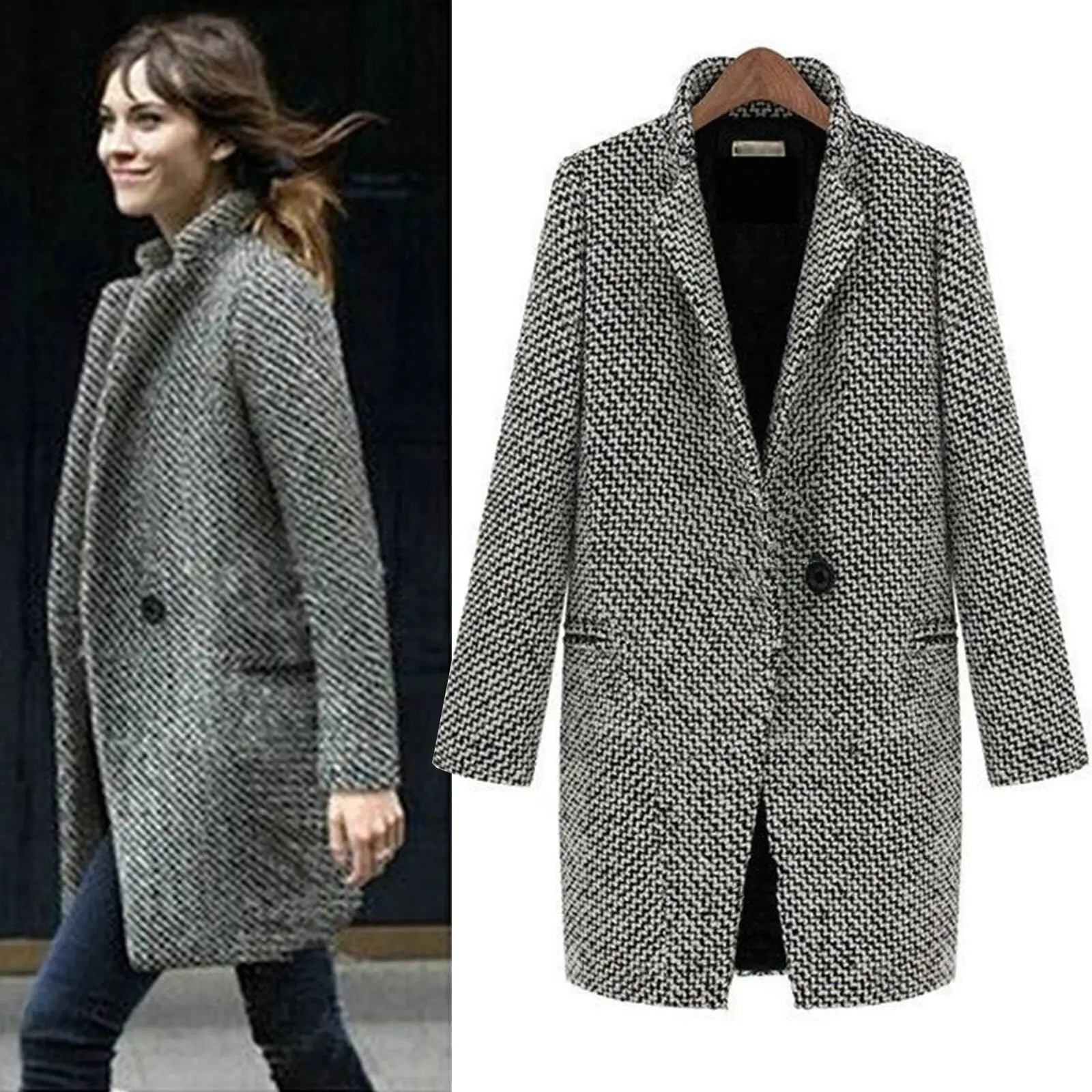 Eli | Long Wool Coat